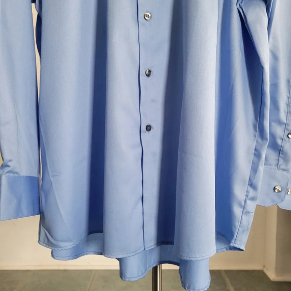 Geoffrey Beene Classic Fit No Iron Men's Button Down Shirt (Neck Size: 18) - Picture 6 of 13